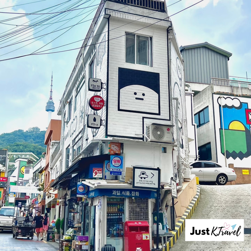 Convenient Seoul neighborhood near hotels and subway stations