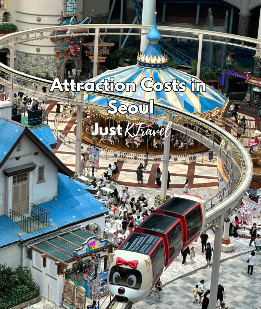 Attraction Costs in Seoul