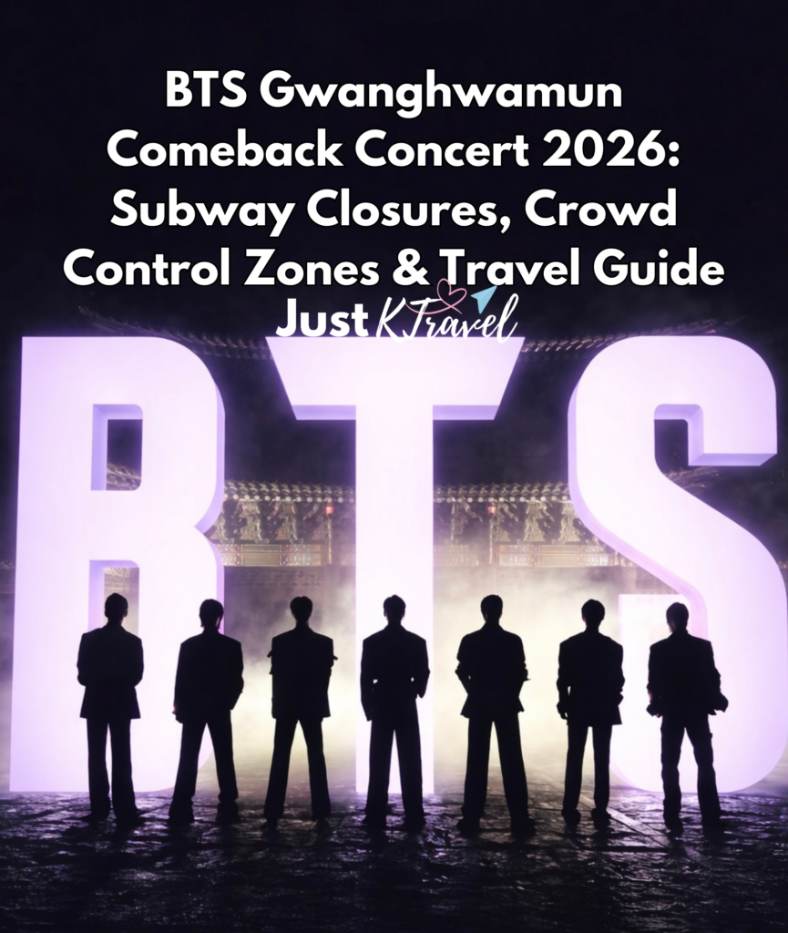 BTS Gwanghwamun Comeback Concert 2026: Subway Closures, Crowd Control Zones & Travel Guide
