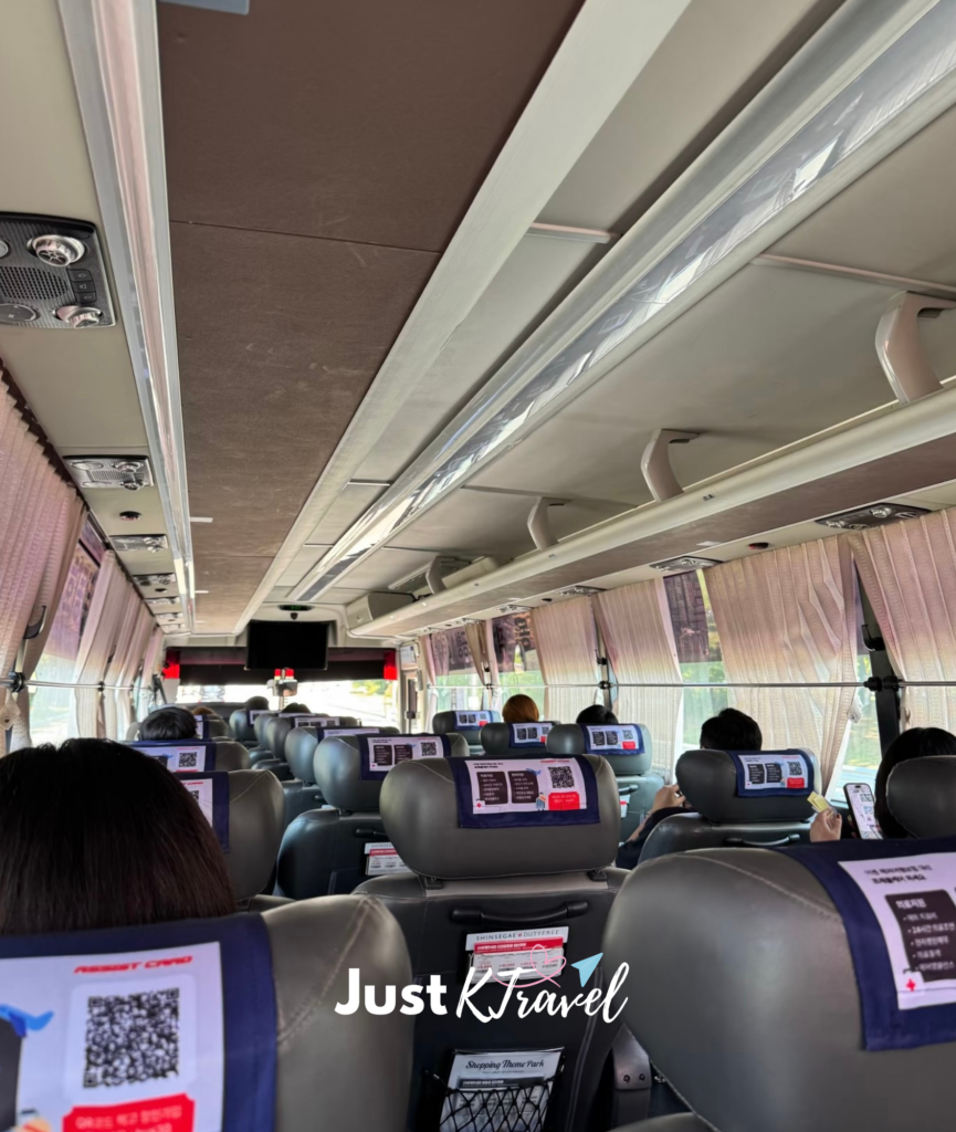Airport limousine bus from Incheon International Airport to downtown Seoul