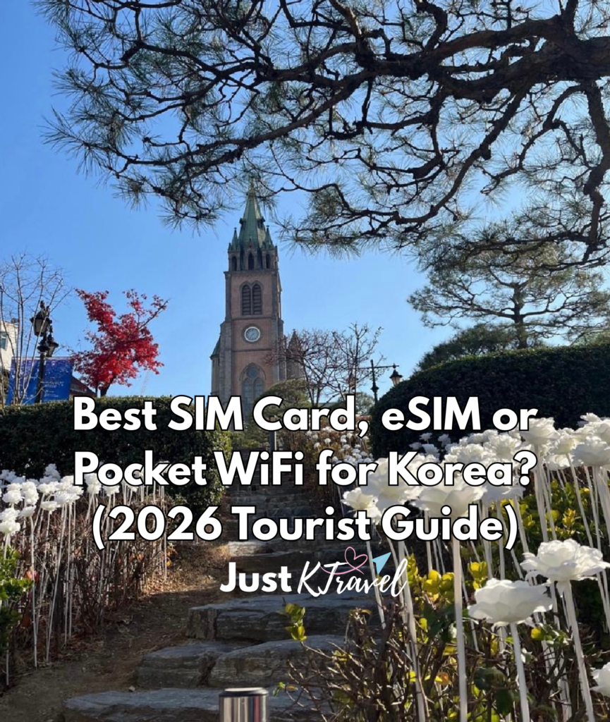 Mobile internet options at Incheon International Airport including SIM card, pocket WiFi, and eSIM