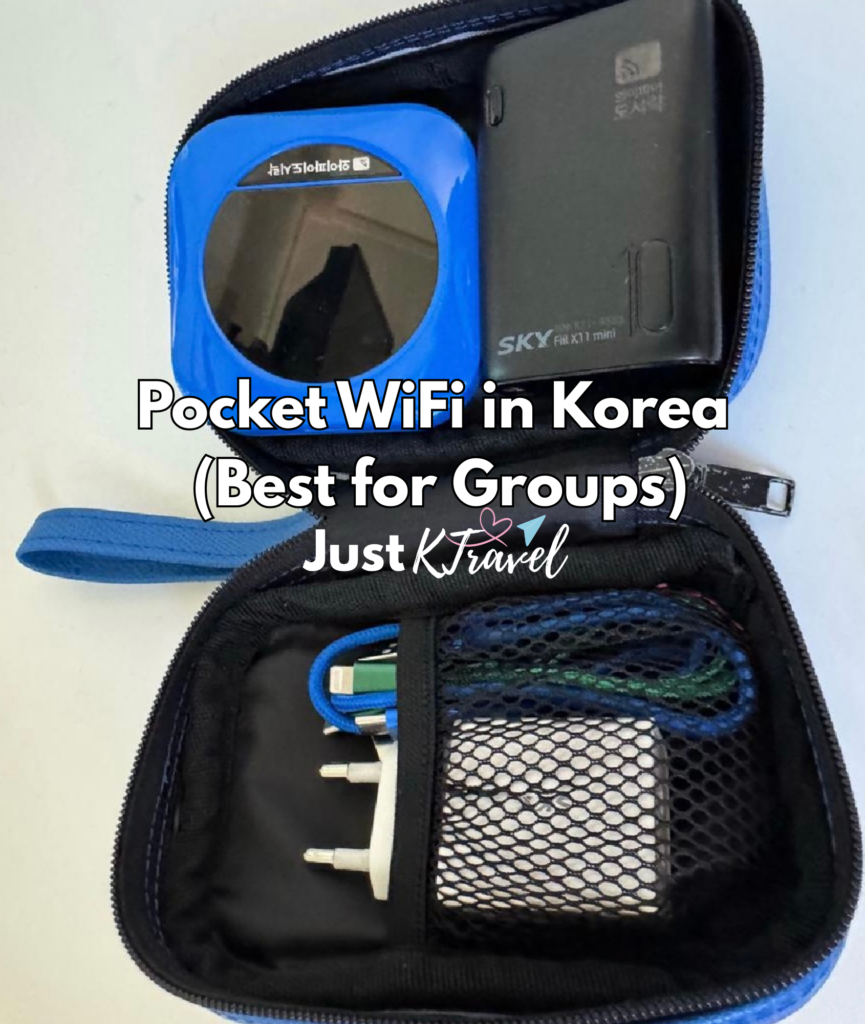 Pocket WiFi rental booth at Incheon International Airport for travelers visiting Seoul