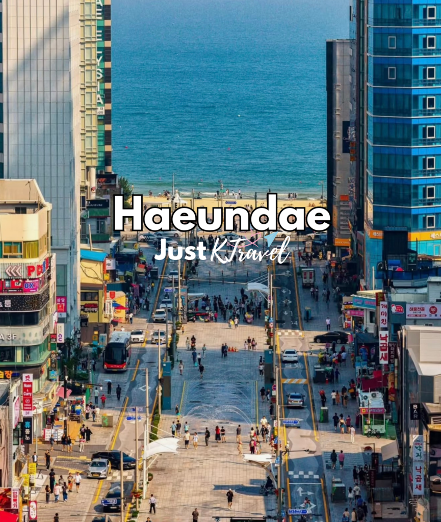 Haeundae Beach skyline and beachfront hotels – best area to stay in Busan for first-time visitors