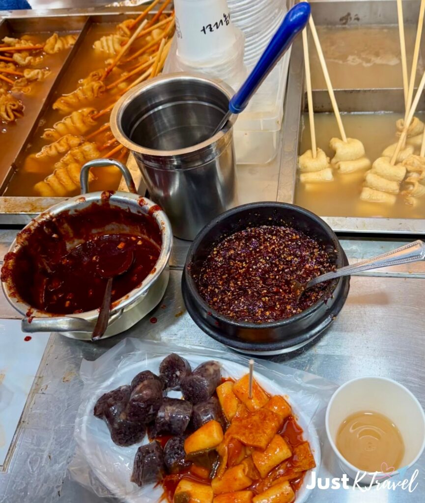 Sundae Korean street food blood sausage traditional snack