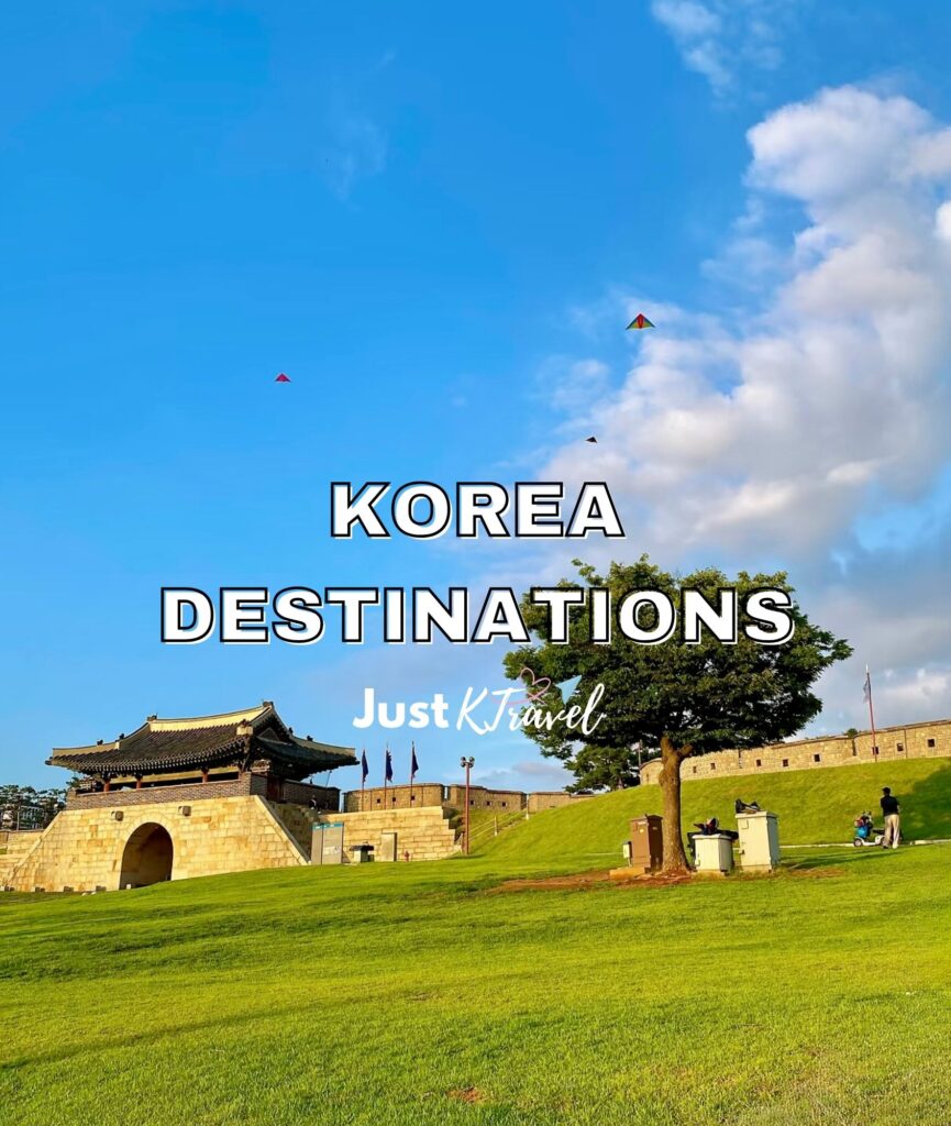 Traditional Korean temple surrounded by mountains and nature in South Korea