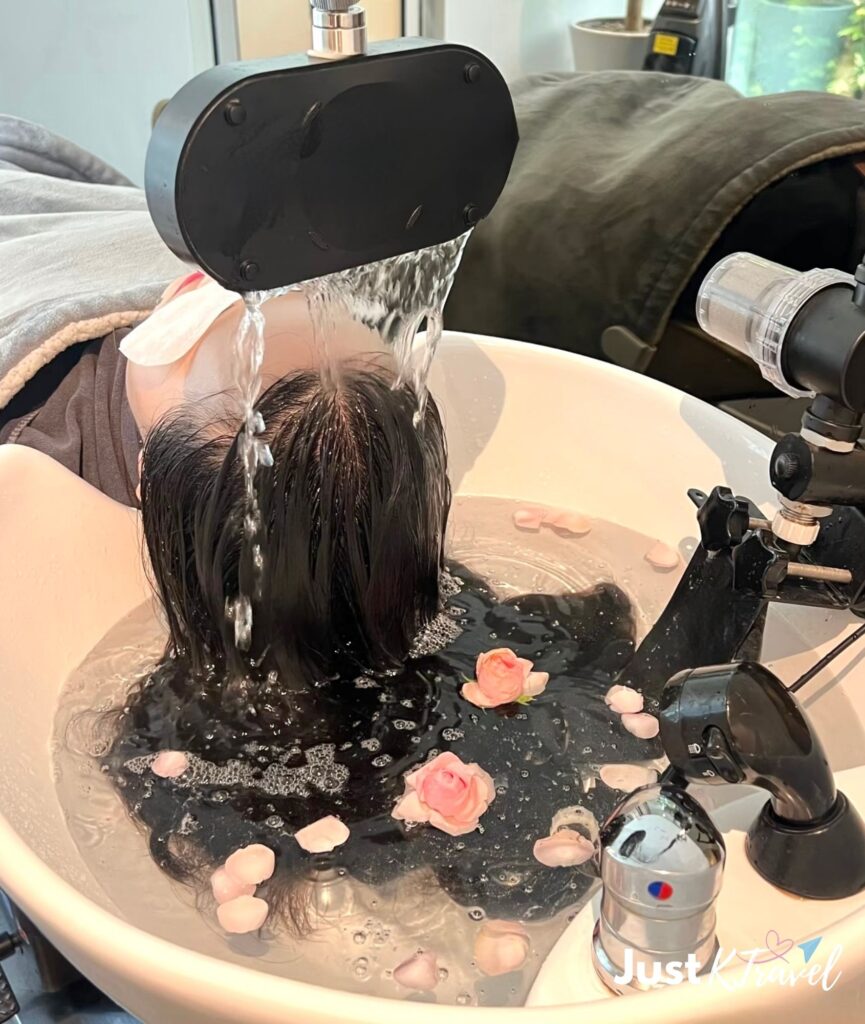 Korean head spa and jjimjilbang experience in Seoul