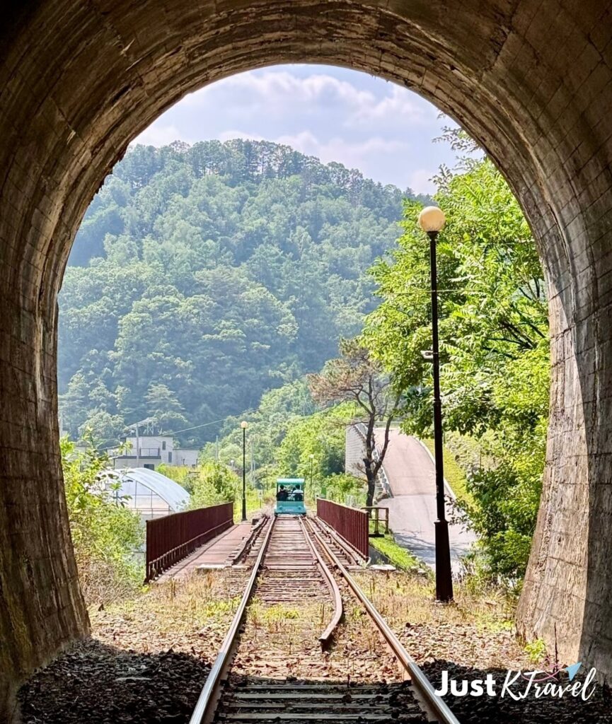Gangchon rail bike near Nami Island day tour Korea