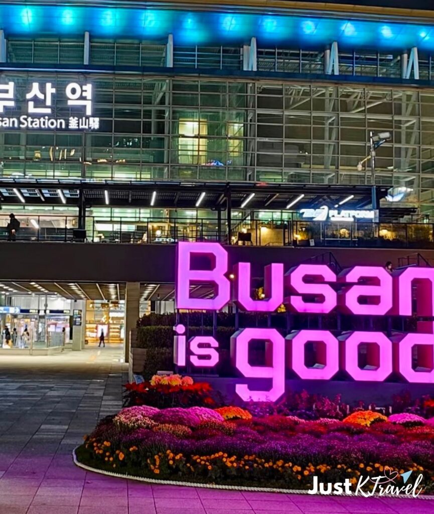 Busan Station main transport hub South Korea exterior view