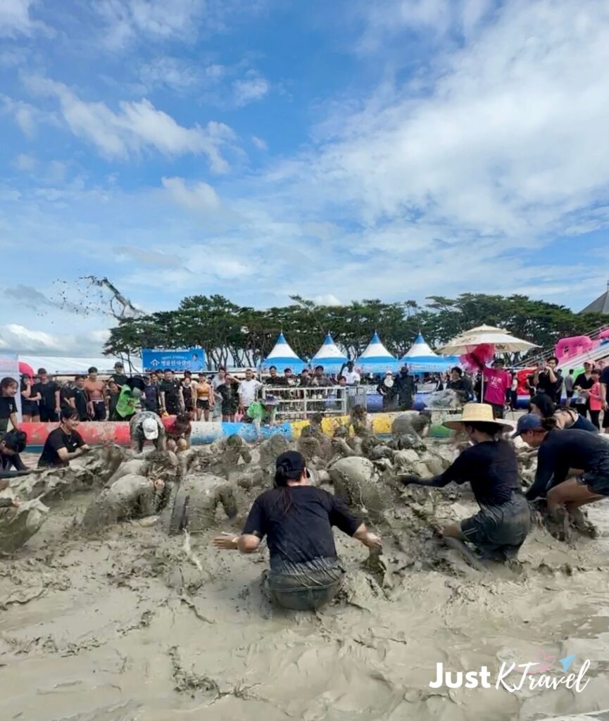 Summer atmosphere at Busan Sea Festival in Dadaepo Beach Busan