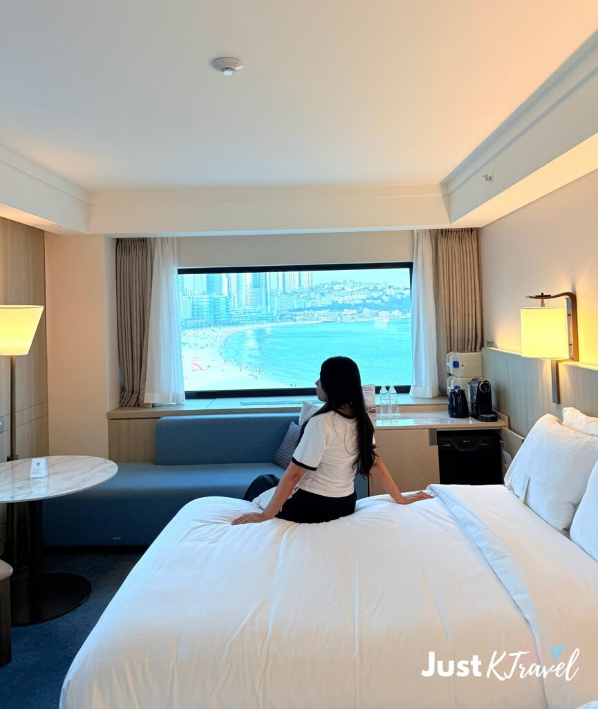 Hotel stay in Busan South Korea during summer travel