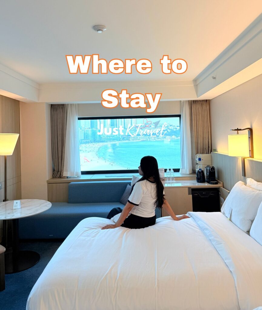 Traditional hanok stay and modern hotel accommodation options in South Korea