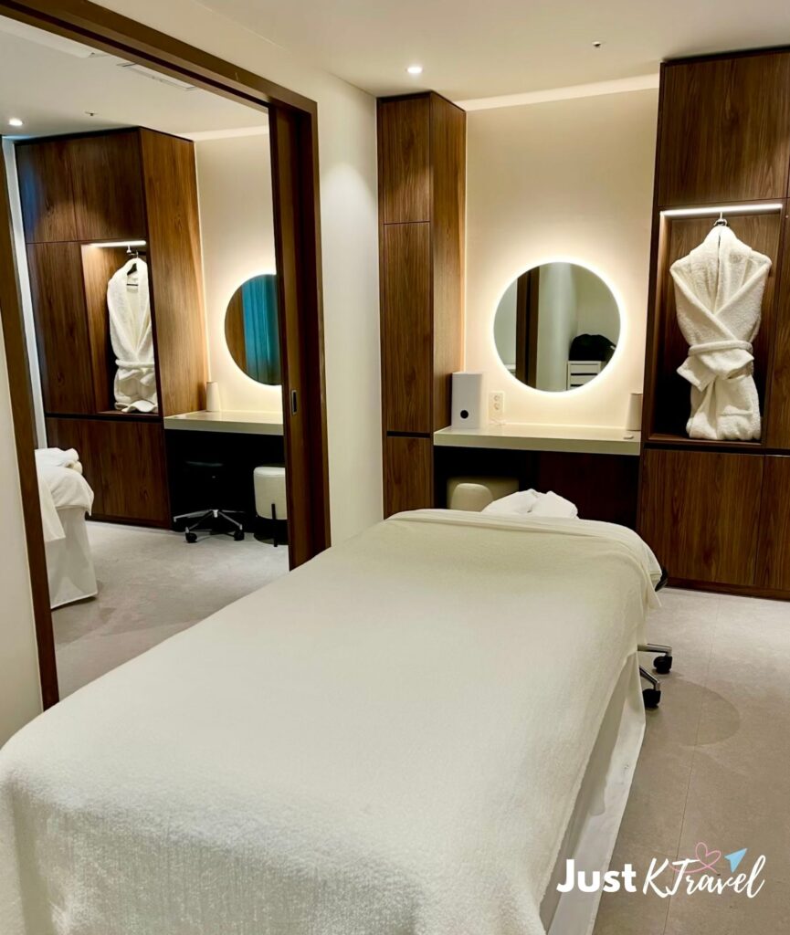 Traditional Korean massage treatment at a wellness spa