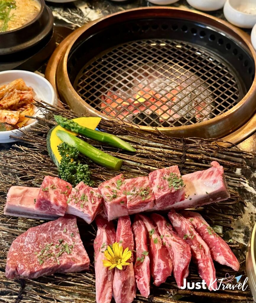 Authentic Korean BBQ dining experience in South Korea