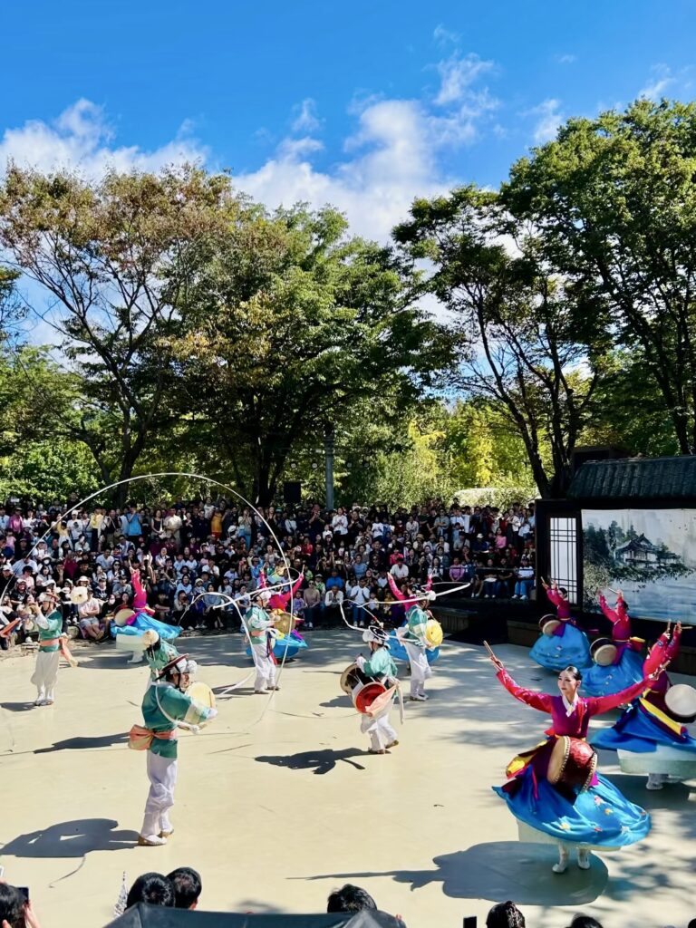 Korean Folk Village traditional cultural performance in Korea