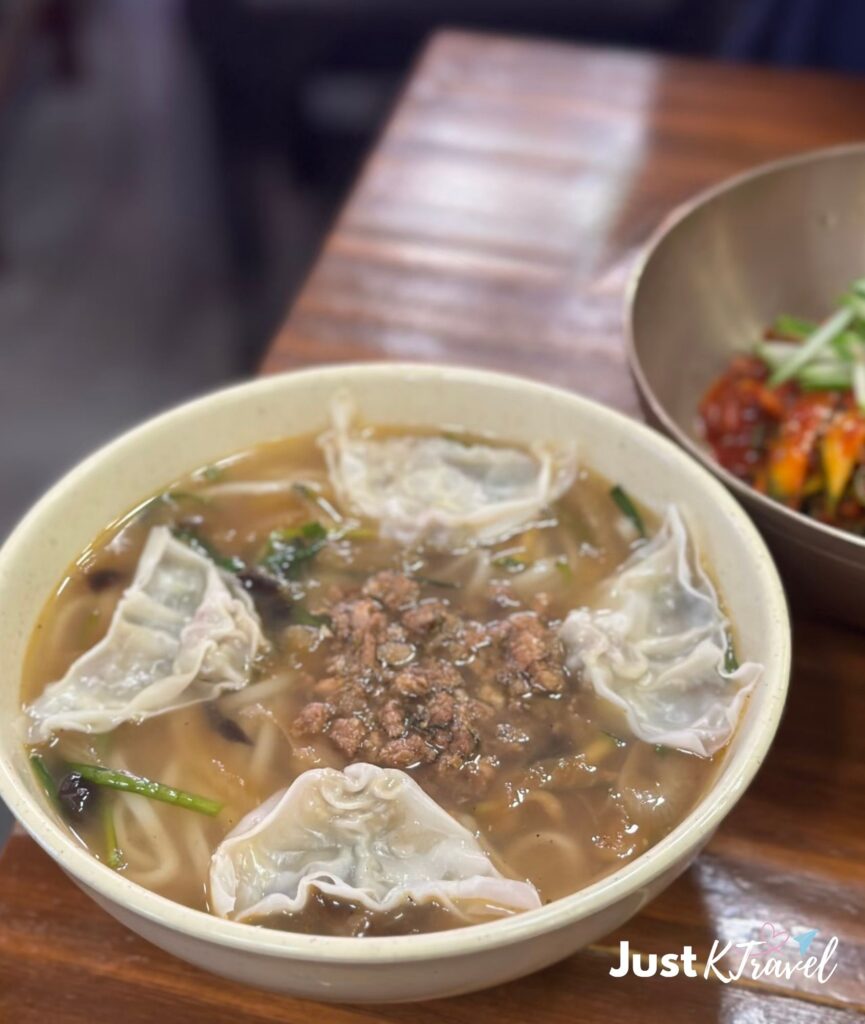 Myeongdong Kyoja handmade kalguksu noodles and dumplings in Seoul