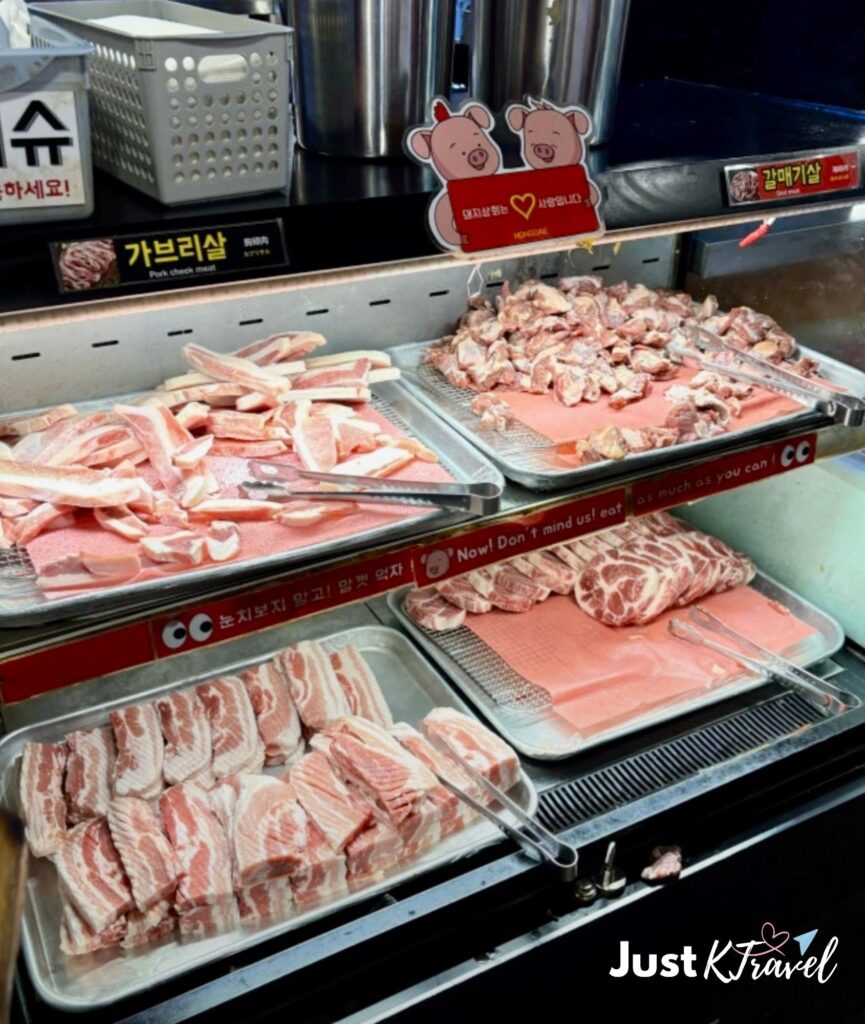 All-you-can-eat Korean BBQ in Hongdae