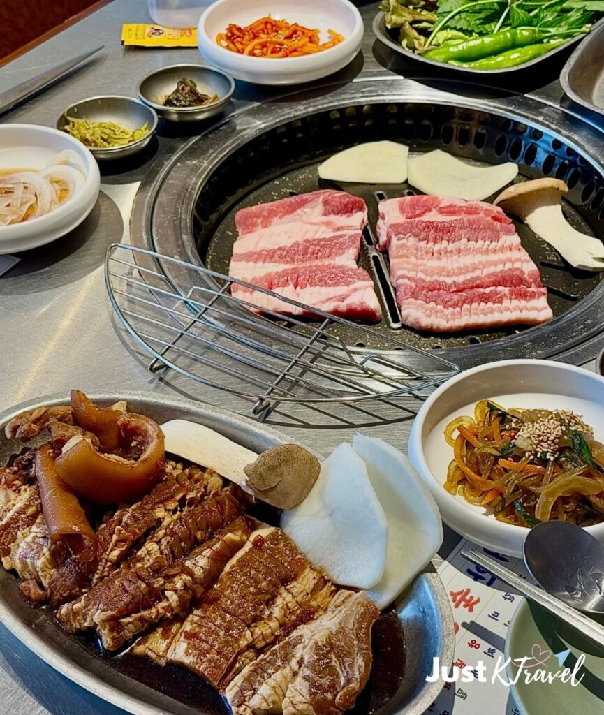 Haean Charcoal Bulgogi Korean BBQ restaurant near Gwangalli Beach Busan