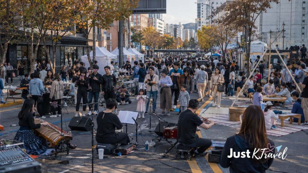 Dongdaemun Festival with street performances and cultural activities in Seoul