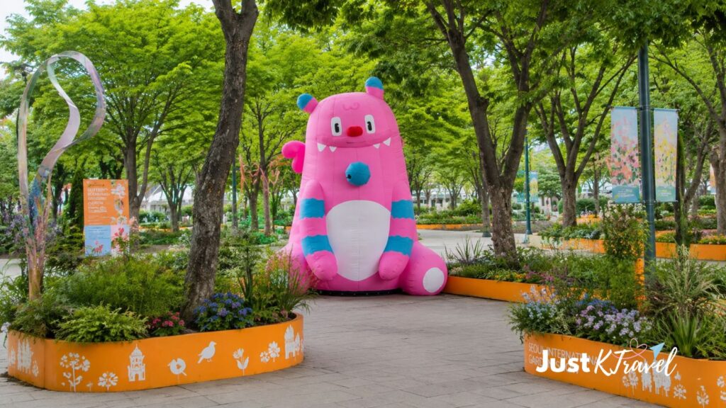 Seoul International Garden Show with autumn gardens at Seoul Forest