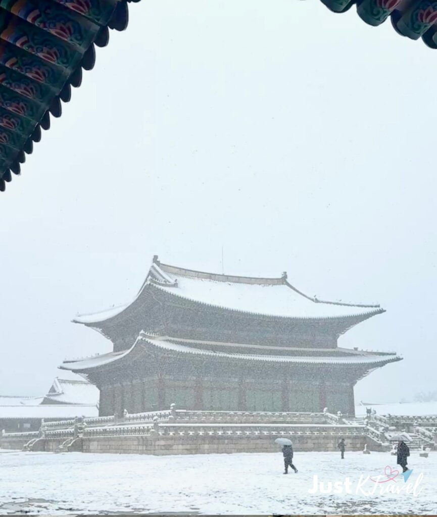 Winter scenery in South Korea