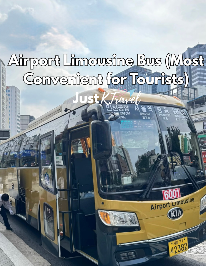 Airport limousine bus from Incheon International Airport to downtown Seoul